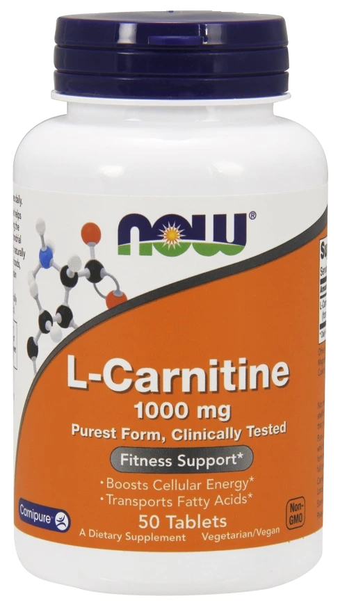 L-Carnitine, 1000mg - 50 tablets