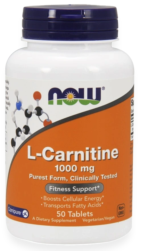 L-Carnitine, 1000mg - 50 tablets