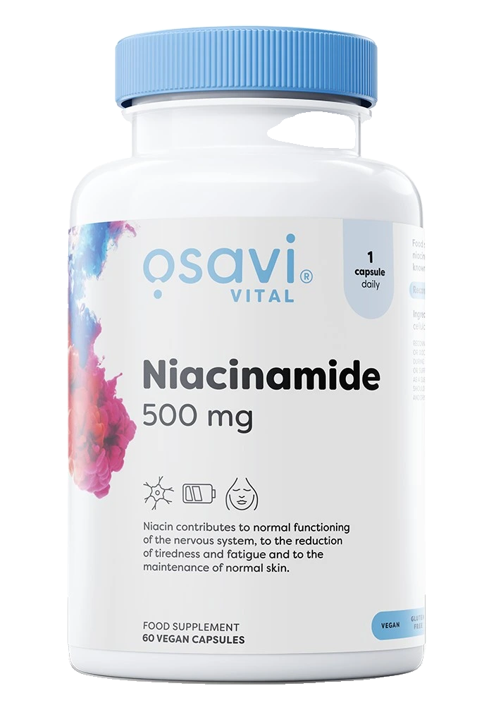 Niacinamide, 500mg - 60 vegan caps