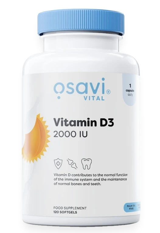 Vitamin D3, 2000IU - 120 softgels