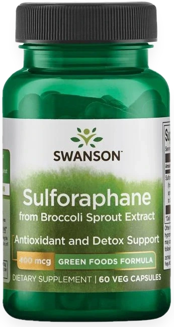 Sulforaphane from Broccoli Sprout Extract, 400mcg - 60 vcaps