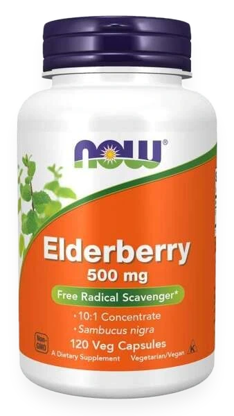 Elderberry, 500mg - 120 vcaps