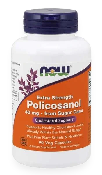 Policosanol, 40mg Extra Strength - 90 vcaps