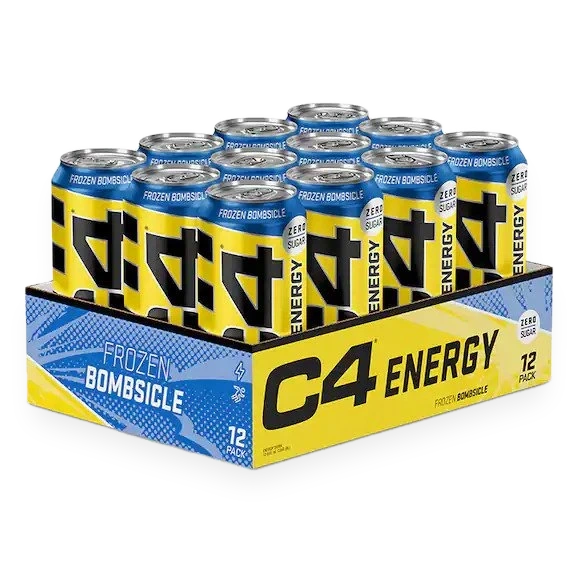 C4 Explosive Energy Drink, Frozen Bombsicle - 12 x 500 ml.
