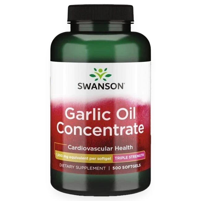 Garlic Oil Concentrate, 1500mg - 500 softgels