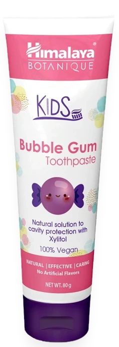 Kids Toothpaste, Bubble Gum - 80 grams