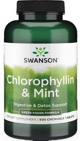 Chlorophyllin & Mint - 500 chewable tablets