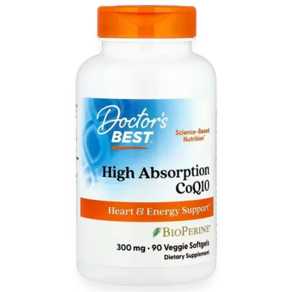 High Absorption CoQ10 with BioPerine, 300mg - 90 veggie softgels