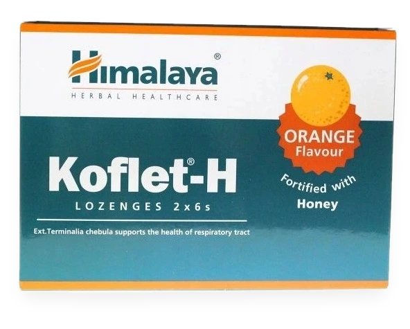 Koflet-H, Orange - 12 lozenges