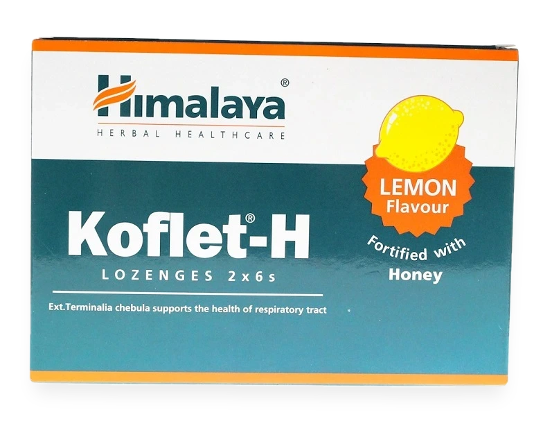 Koflet-H, Lemon - 12 lozenges