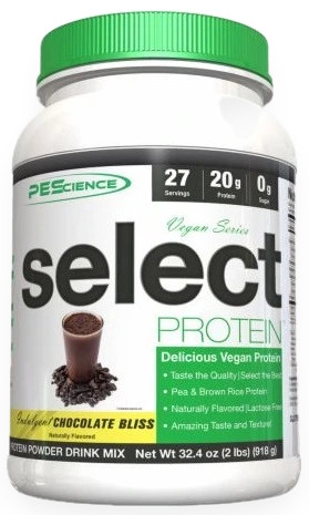 Select Protein Vegan Series, Chocolate Peanut Butter - 918 grams