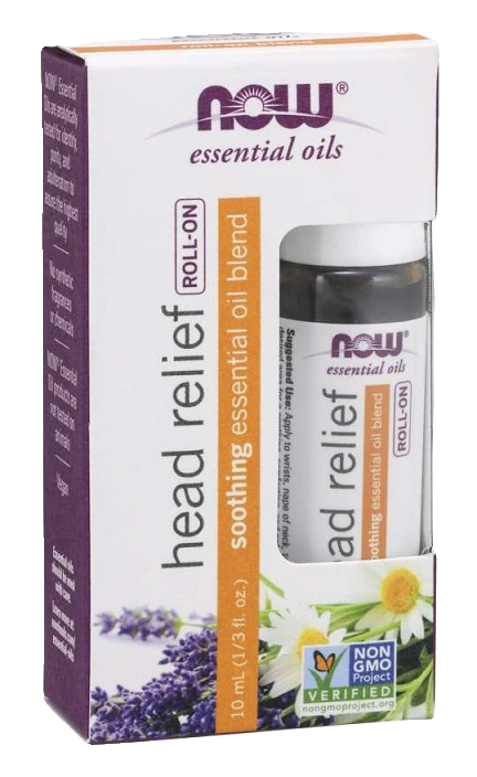 Essential Oil Roll-On, Head Relief Blend - 10 ml.