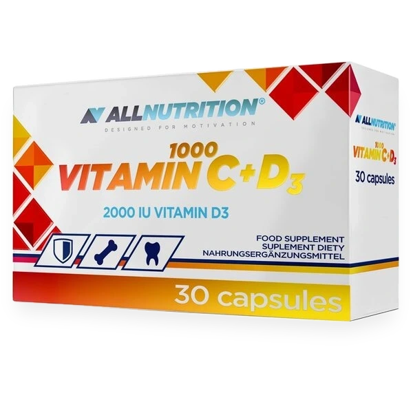 Vitamin C 1000 + D3 - 30 caps