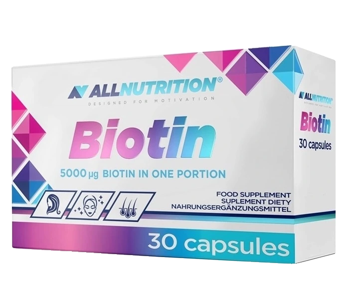 Biotin, 5000mcg - 30 caps