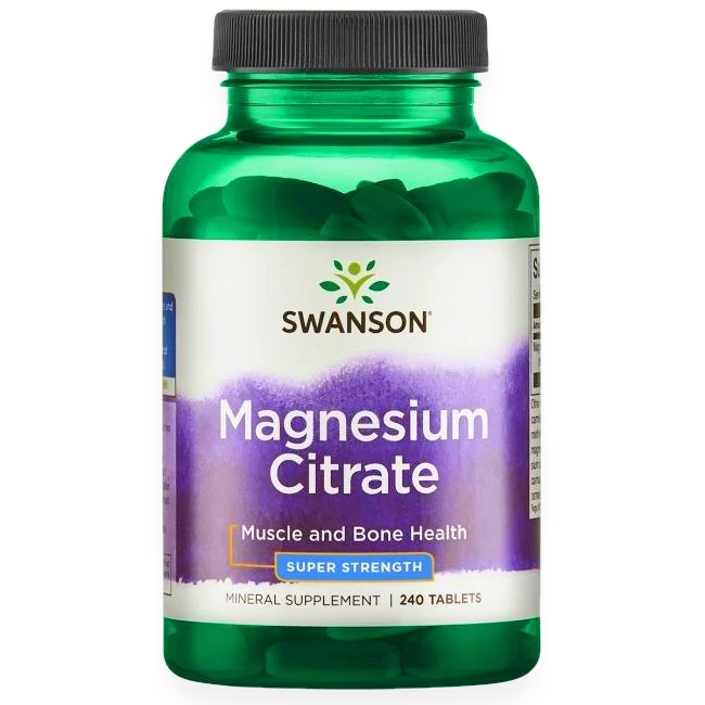 Magnesium Citrate, 225mg Super-Strength - 240 tablets