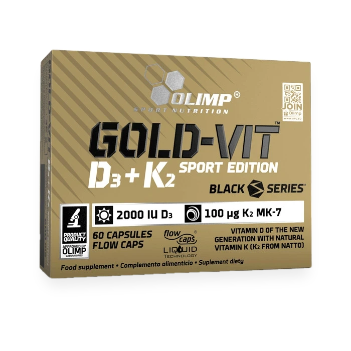 Gold Vit D3 + K2 Sport Edition - 60 caps