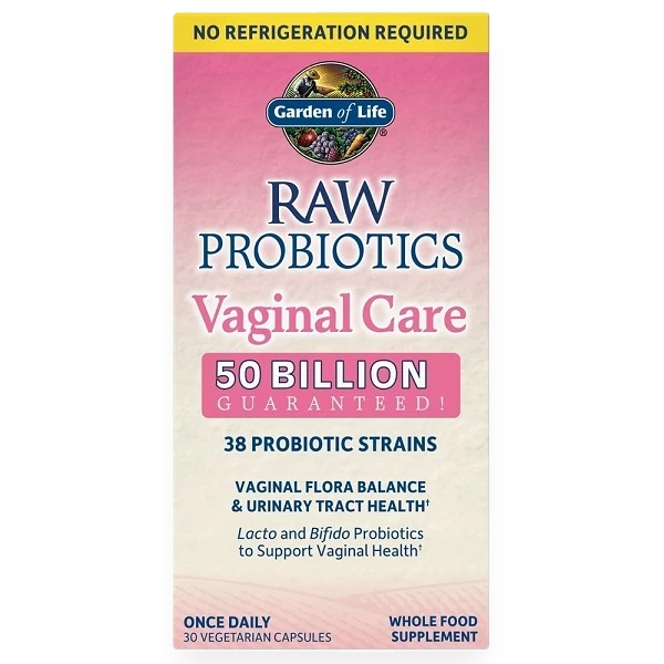 Raw Probiotics Vaginal Care (Shelf-Stable) - 30 vcaps