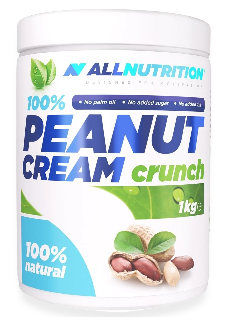 100% Peanut Cream, Crunch - 1000 grams