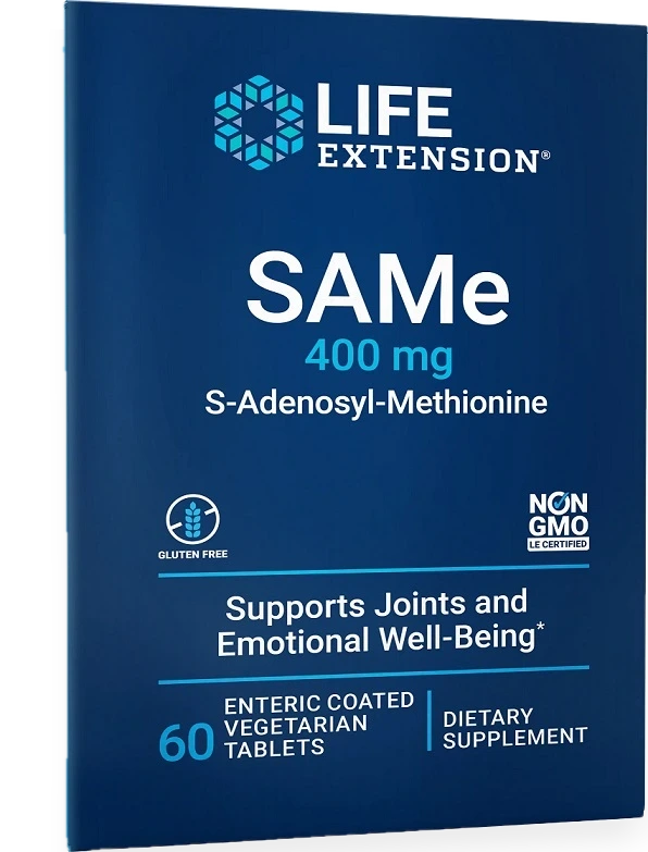 SAMe S-Adenosyl-Methionine, 400mg - 60 enteric coated tabs