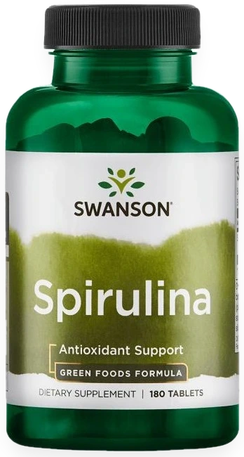 Spirulina, 500mg - 180 tablets