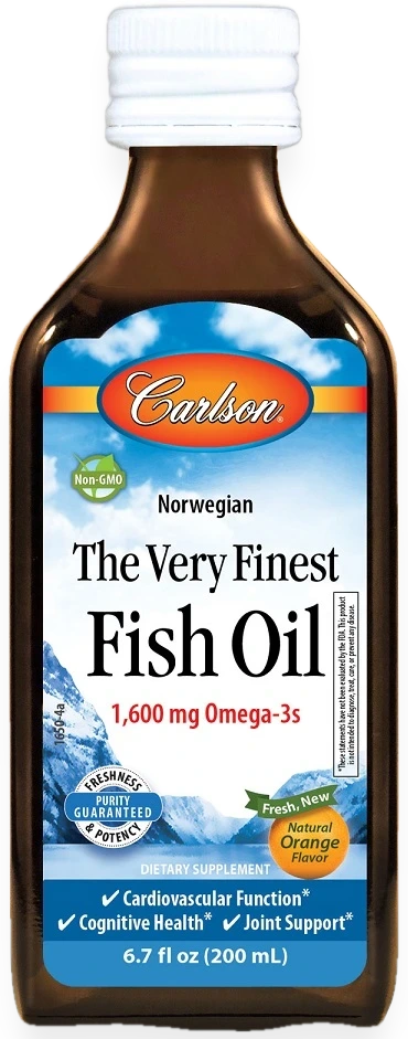 The Very Finest Fish Oil, Natural Lemon - 200 ml.