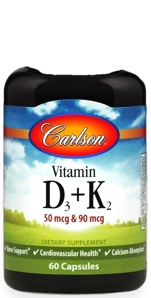 Vitamin D3 + K2 - 60 caps
