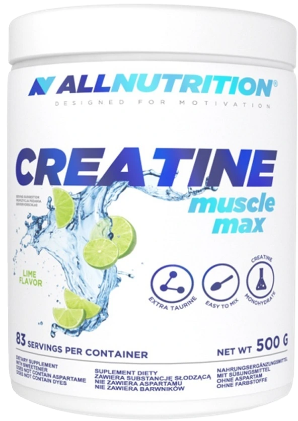 Creatine Muscle Max, Lemon - 500 grams