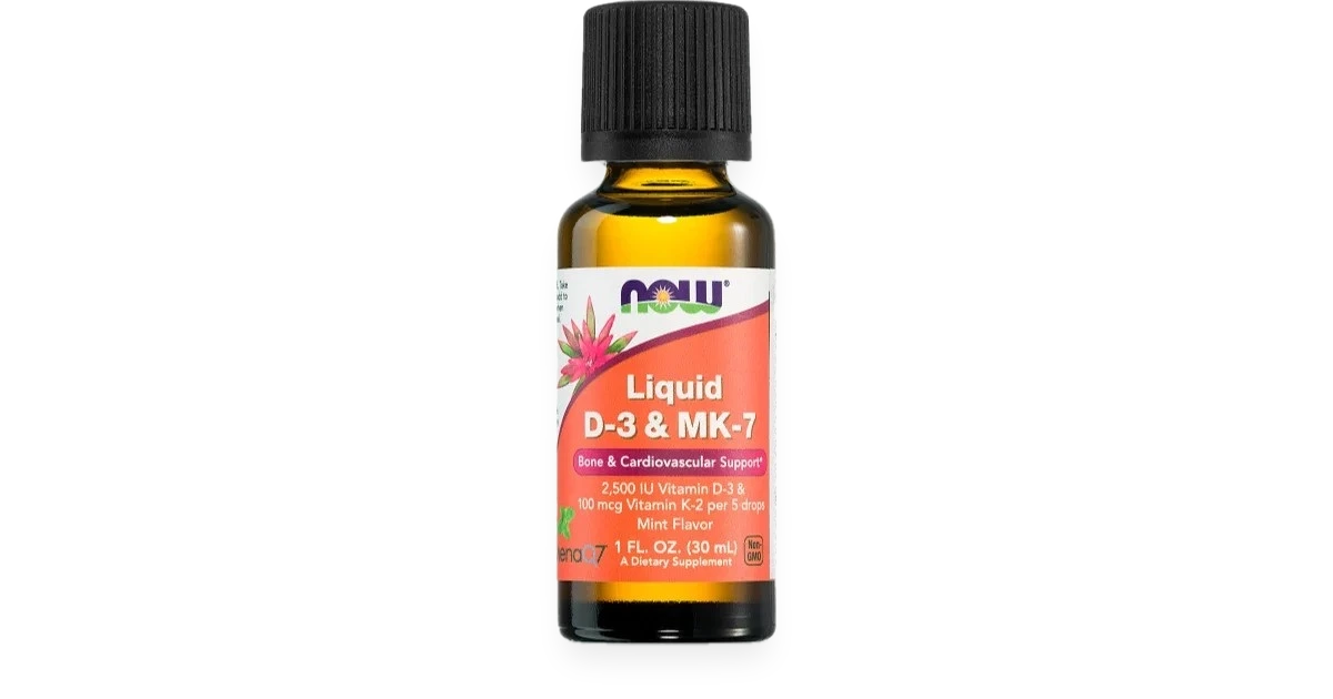 Liquid D-3 & MK-7, Mint - 30 ml.