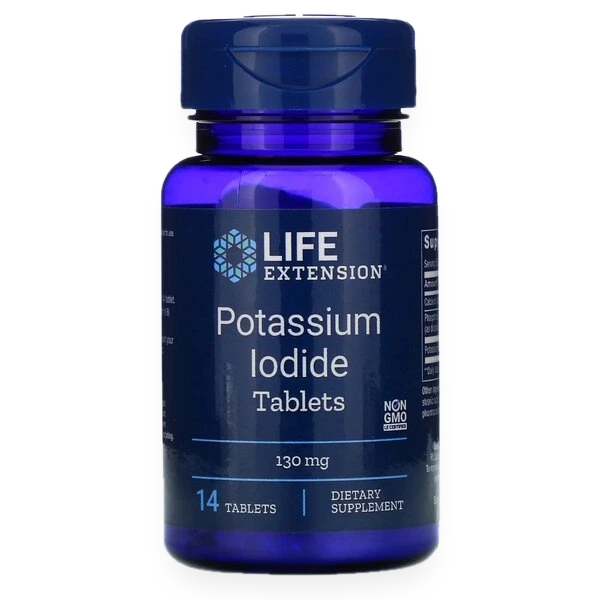 Potassium Iodide Tablets, 130mg - 14 tablets