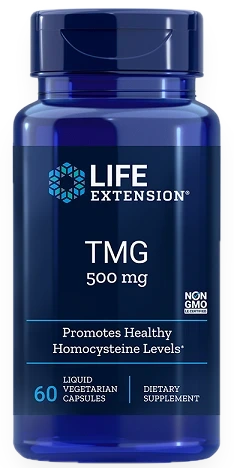 TMG, 500mg - 60 liquid vcaps