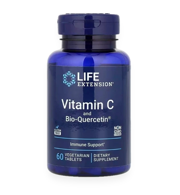 Vitamin C and Quercetin - 60 vegetarian tablets