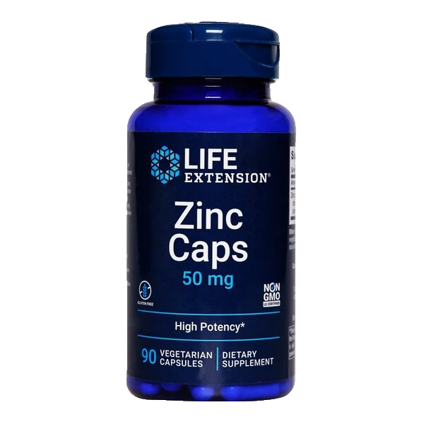 Zinc Caps, 50mg - 90 vcaps