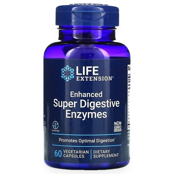 Enhanced Super Digestive Enzymes and Probiotics - 60 vcaps