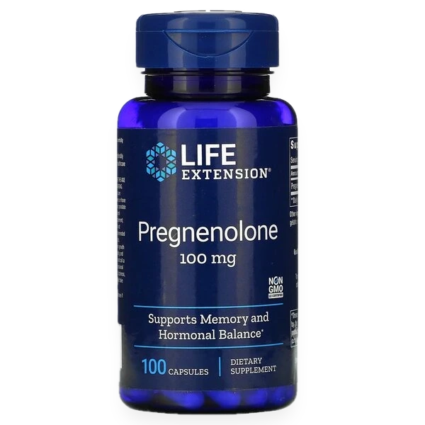 Pregnenolone, 100mg - 100 caps
