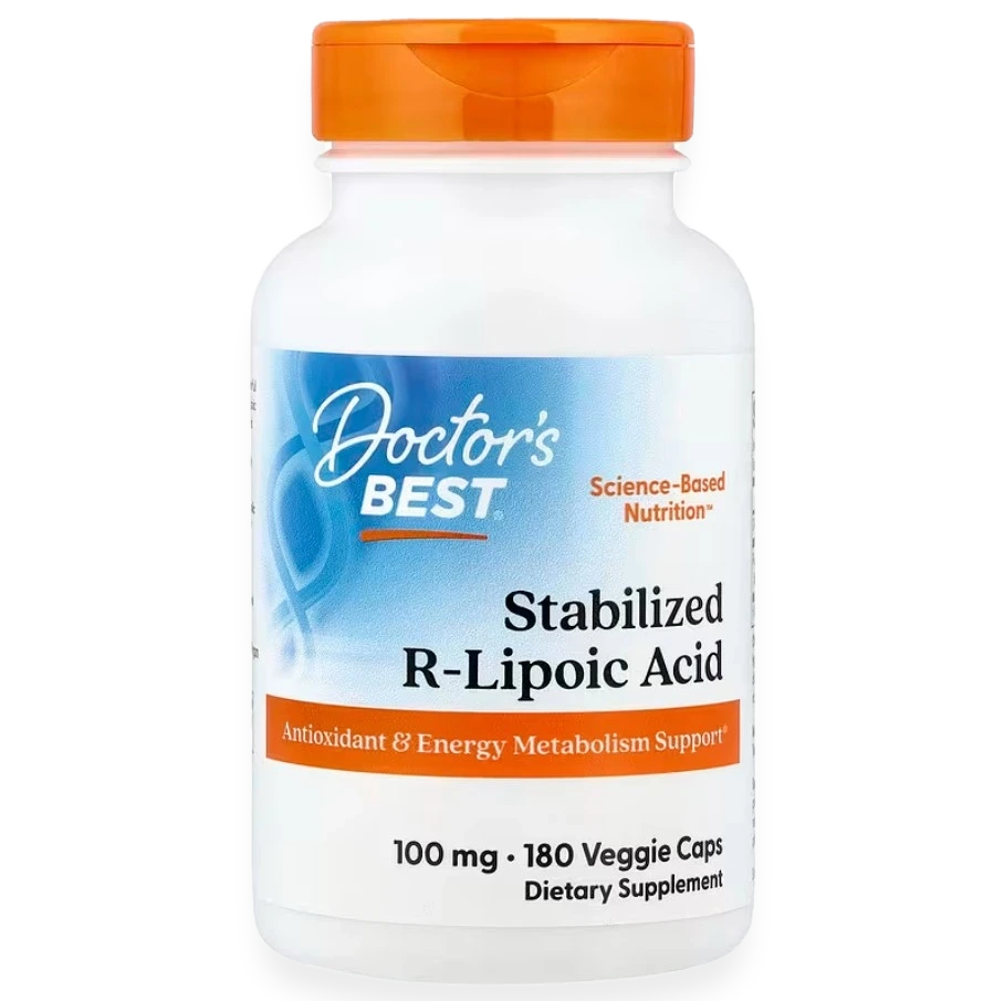 Stabilized R-Lipoic Acid, 100mg - 180 vcaps