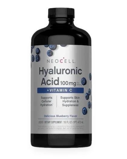 Hyaluronic Acid Liquid, Blueberry - 473 ml.