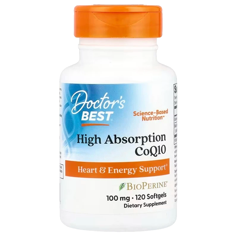 High Absorption CoQ10 with BioPerine, 100mg - 120 softgels