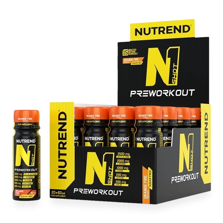 N1 Shot, Orange Fire - 20 x 60 ml.
