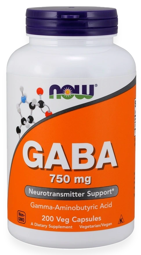 GABA, 750mg - 200 vcaps