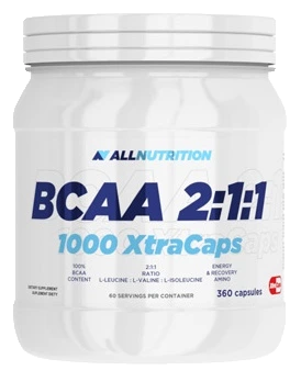 BCAA 2:1:1 1000 Xtra Caps - 360 caps
