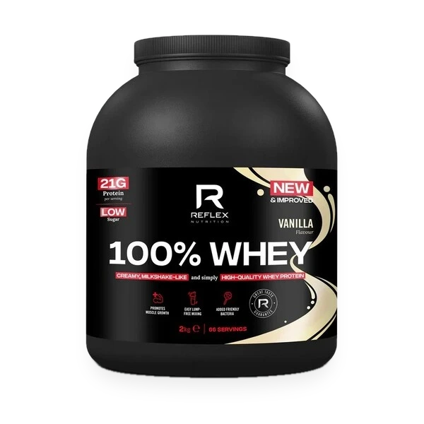 100% Whey, Vanilla - 2000 grams