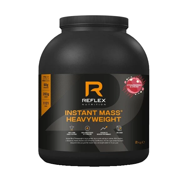 Instant Mass Heavyweight, Strawberries & Cream - 2000 grams