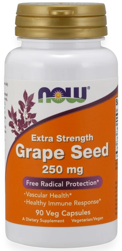 Grape Seed, 250mg Extra Strength - 90 vcaps
