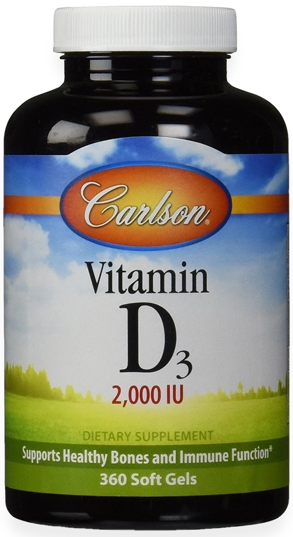 Vitamin D3, 2000 IU - 360 softgels