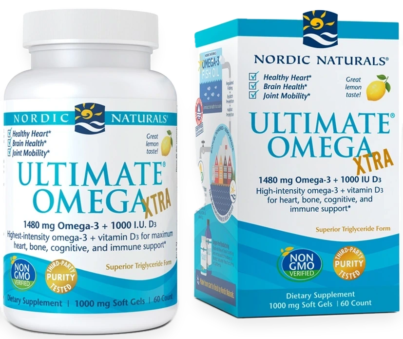 Ultimate Omega Xtra, 1480mg Lemon - 60 softgels