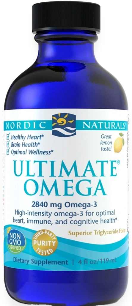 Ultimate Omega, 2840mg Lemon - 119 ml.