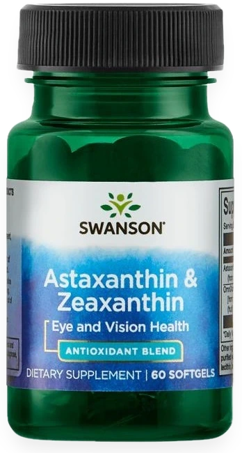 Astaxanthin & Zeaxanthin - 60 softgels