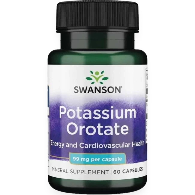 Potassium Orotate, 99mg - 60 caps
