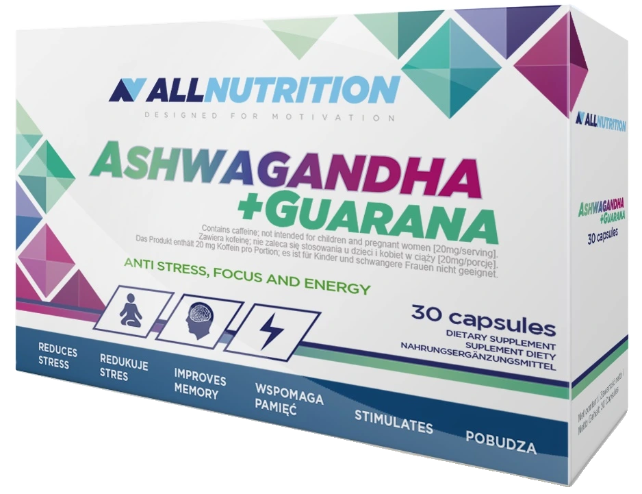 Ashwagandha + Guarana - 30 caps
