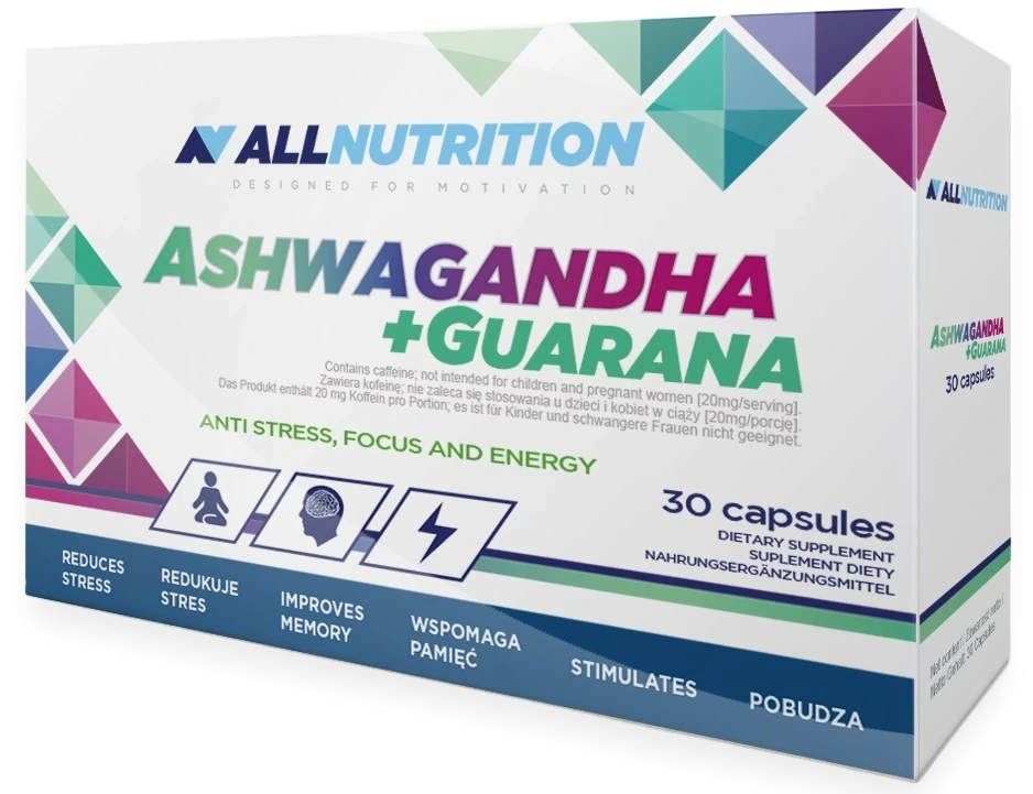 Ashwagandha + Guarana - 30 caps